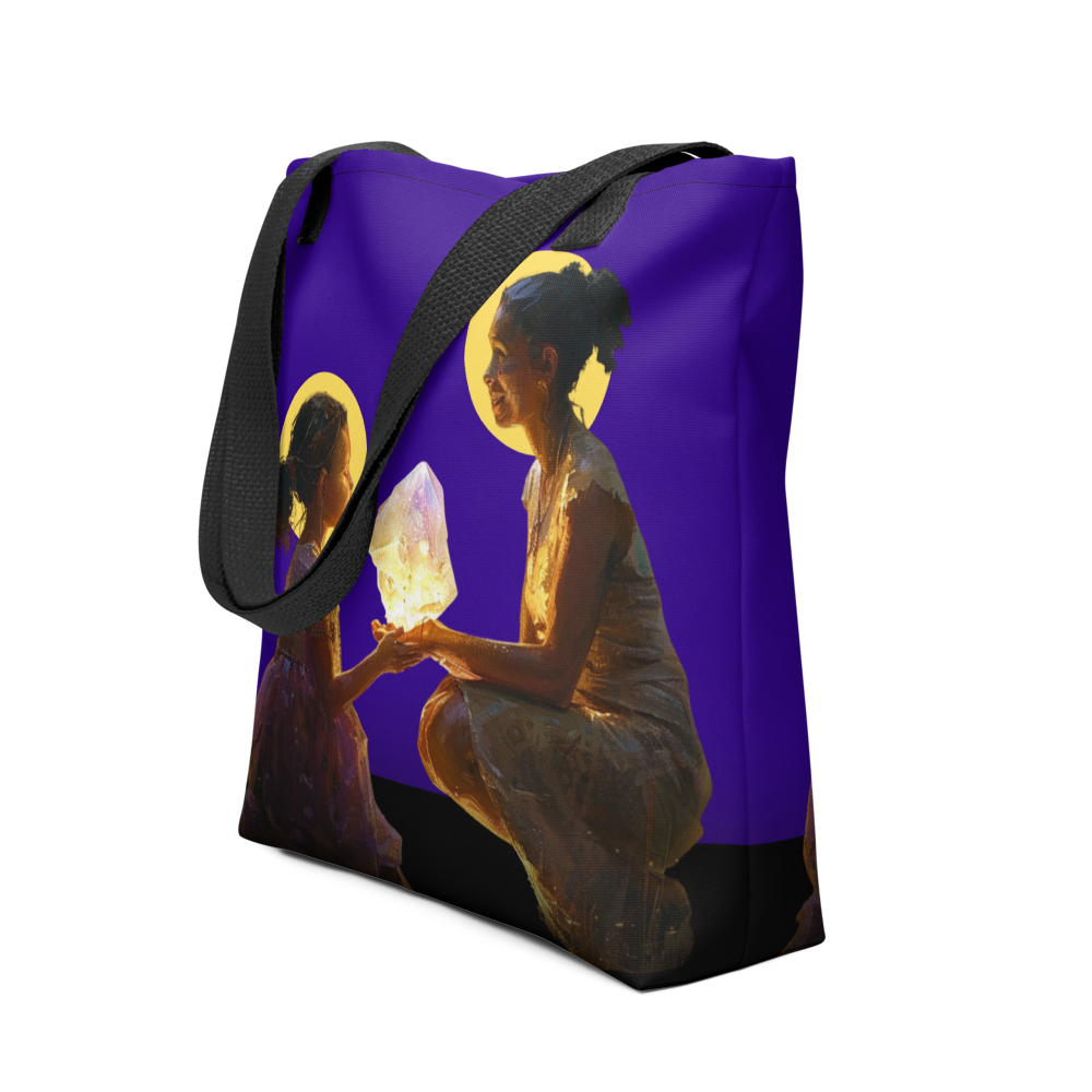 "You Light Up My World" by Fame Identity Tote Bag (15"x15")