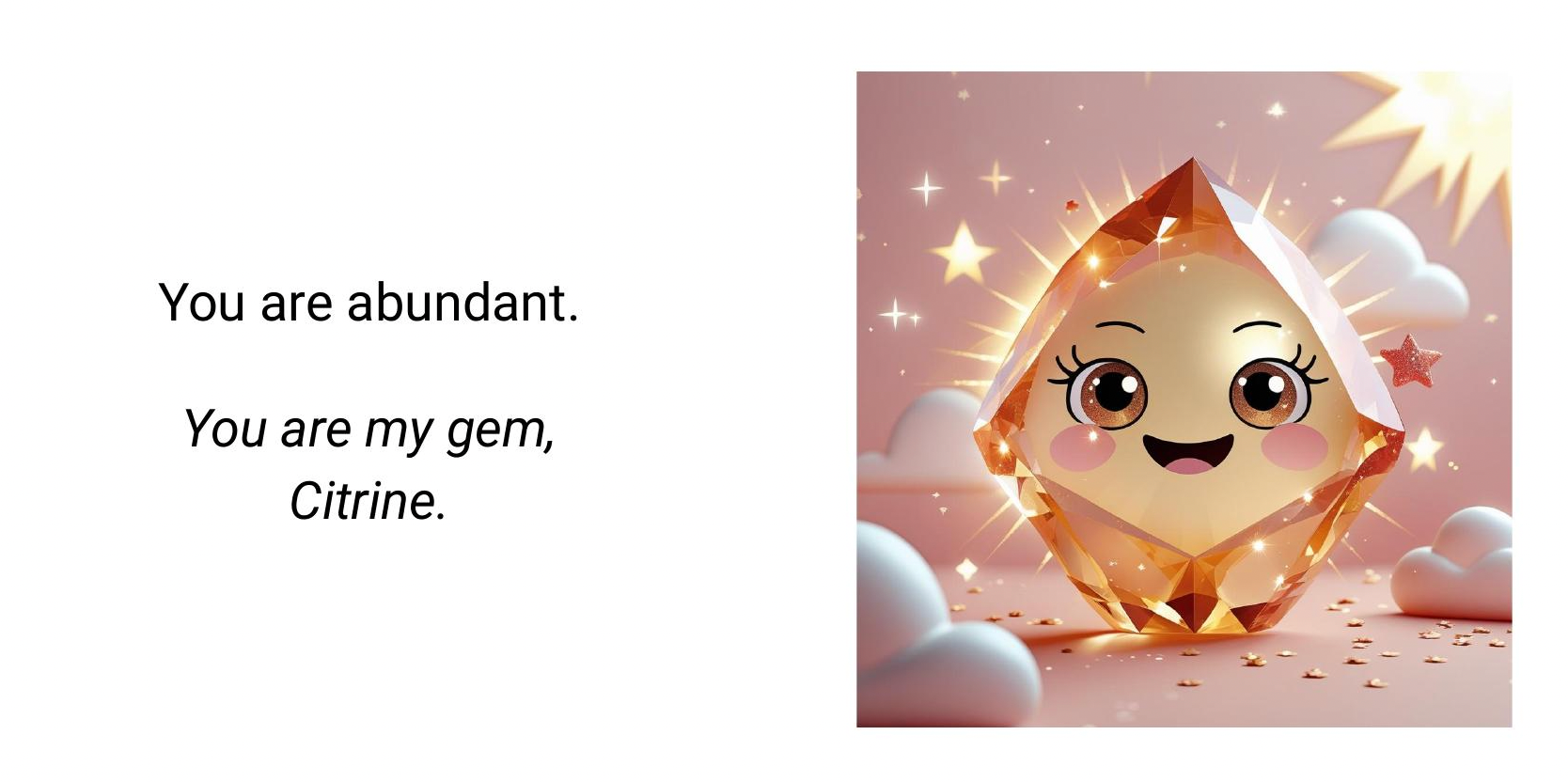 "You are my gem" A Children's Picture Book by JuuJuuMama