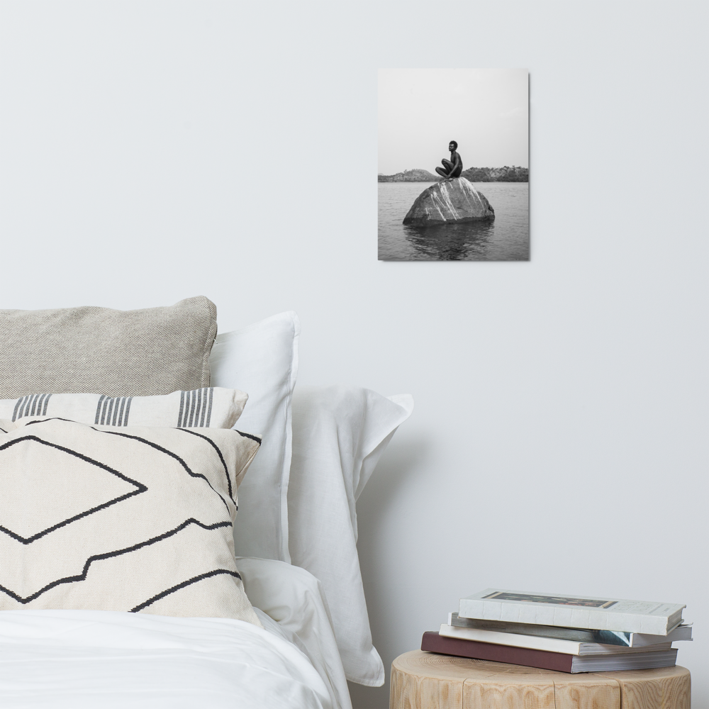 "One Man Island" by Mariuscarl End Metal Print (11"x14")