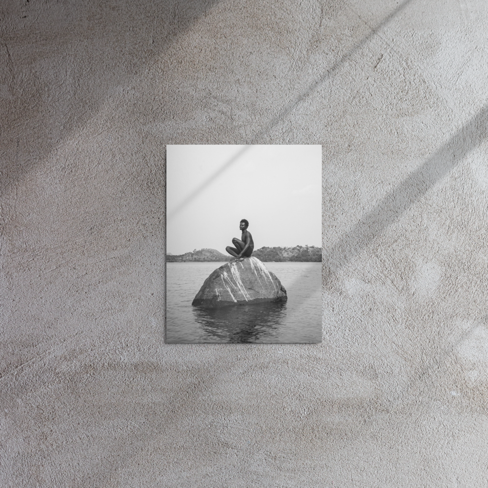 "One Man Island" by Mariuscarl End Metal Print (11"x14")