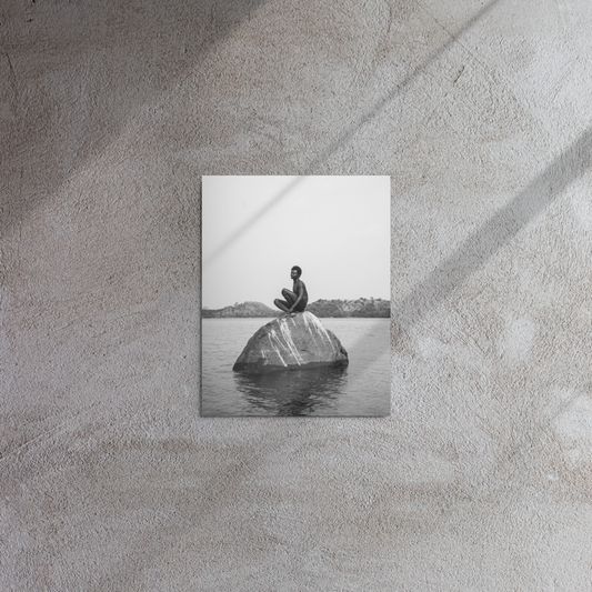 "One Man Island" by Mariuscarl End Metal Print (11"x14")