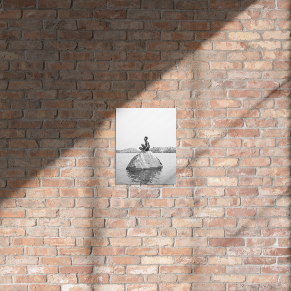 "One Man Island" by Mariuscarl End Metal Print (11"x14")