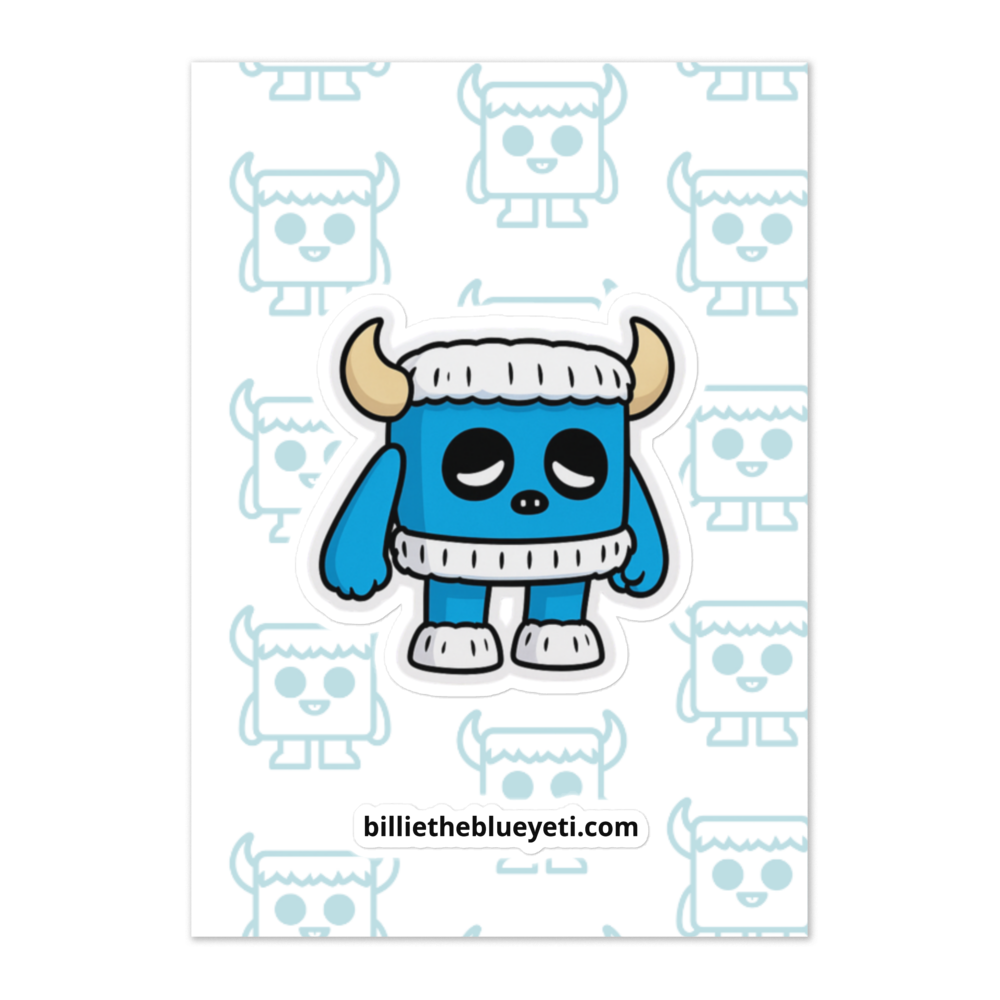 Large Kiss-cut Billie Sticker