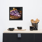 "Amethyst Pizza" Framed Poster