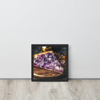 "Amethyst Pizza" Framed Poster