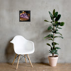 "Amethyst Pizza" Framed Poster