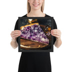 "Amethyst Pizza" Framed Poster