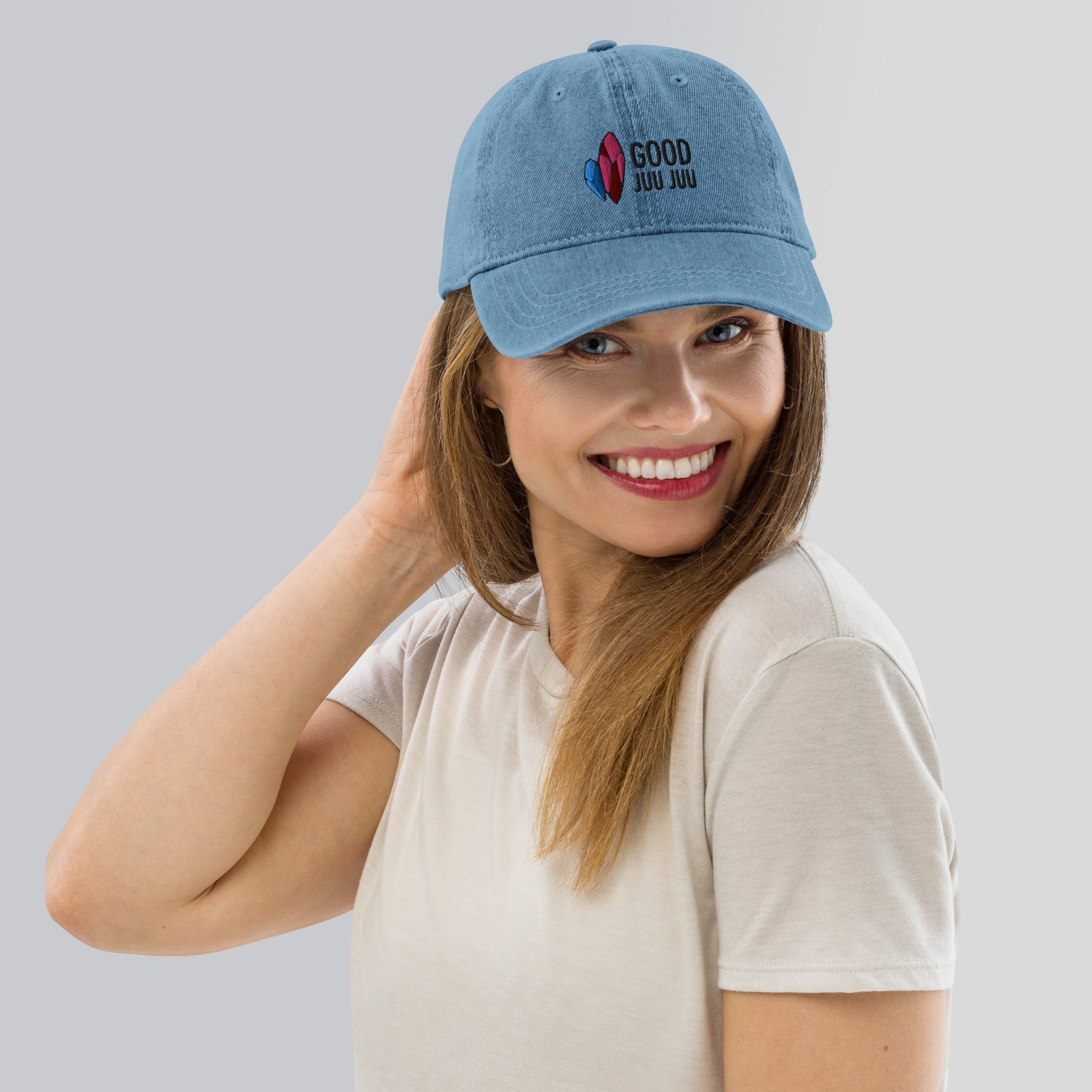 Classic Logo Embroidered Denim Hat