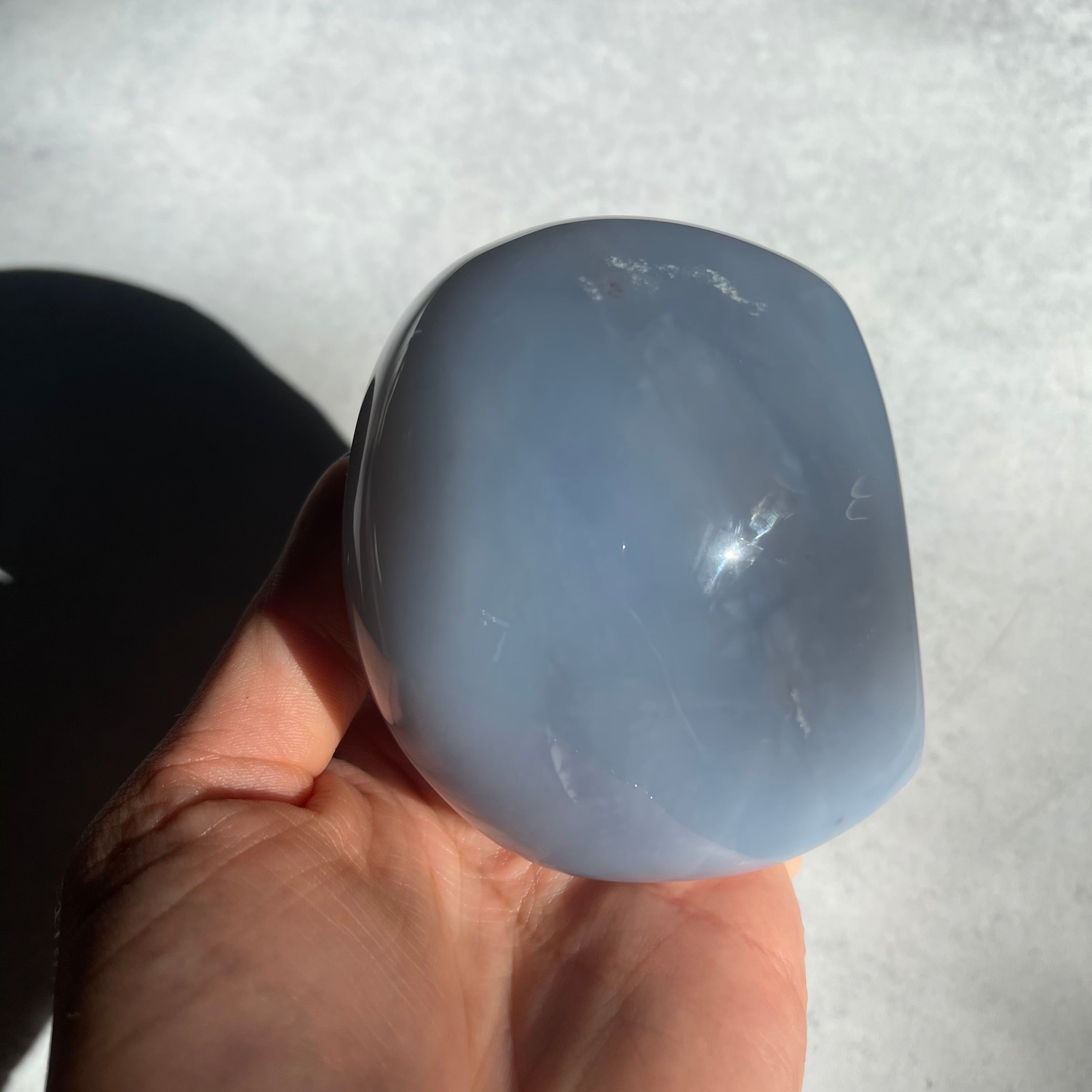 Blue chalcedony free forms