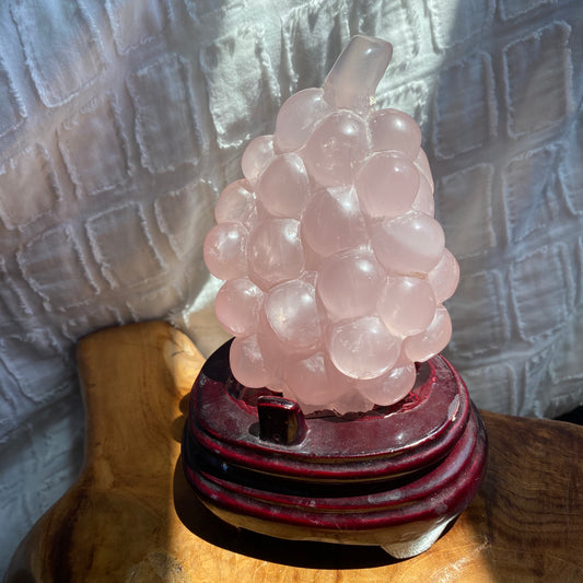 Medium Rose Quartz Grapes B