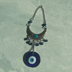 Crescent Moon Evil Eye Wall Hanging