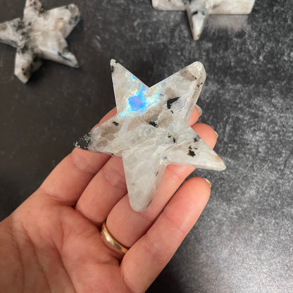 Rainbow Moonstone Star