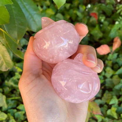 Rose Quartz Pumpkin