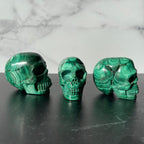Malachite Skull Collection