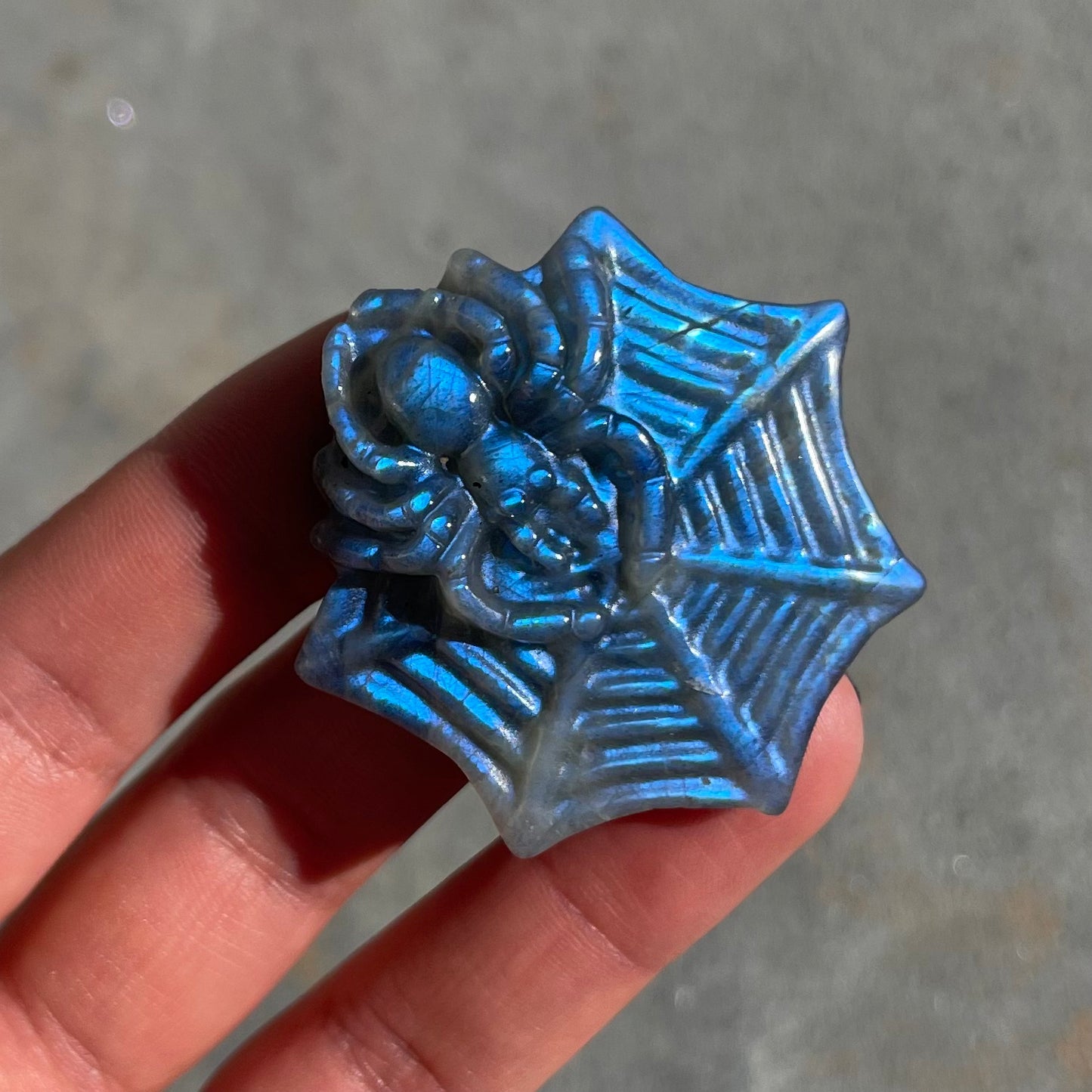 Labradorite Spider Web