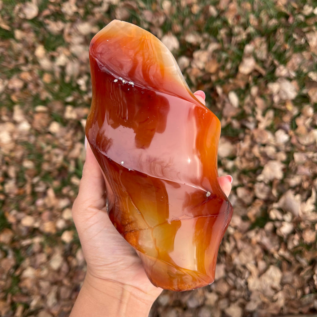 Saturated Carnelian Flame