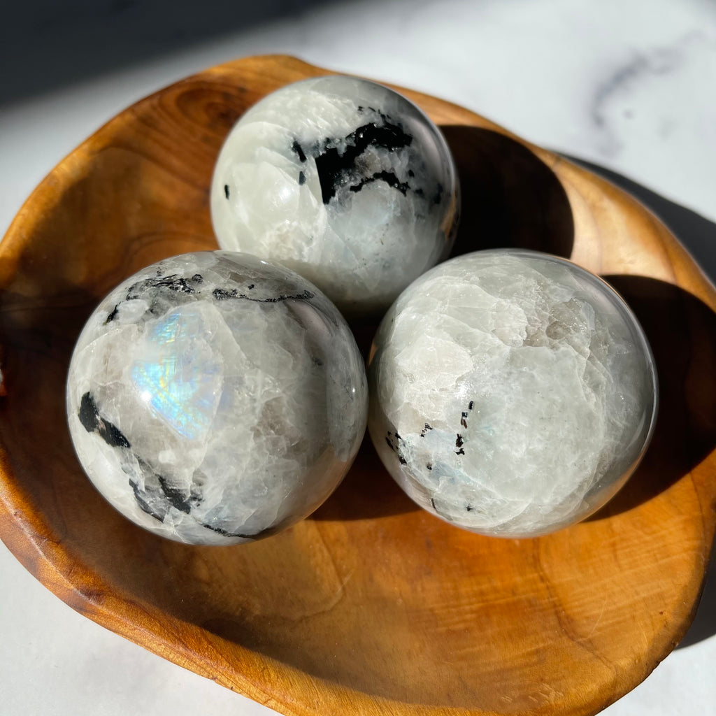 Rainbow Moonstone Sphere