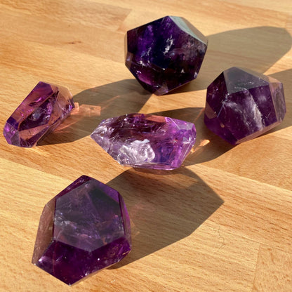 High Quality Geometric Amethyst Gems