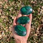 High Quality Malachite Palm stone