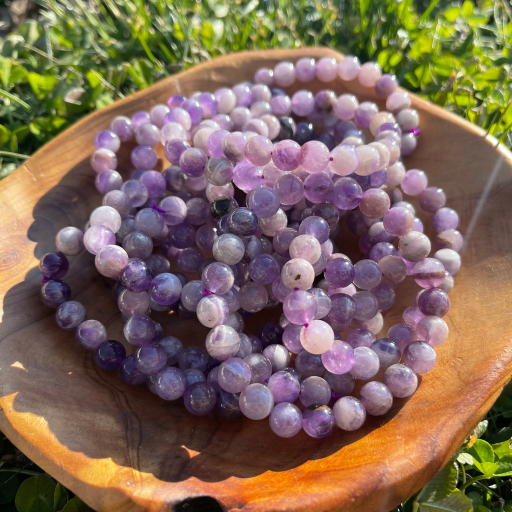 Amethyst Beaded Bracelet