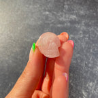 Mini Rose Quartz Skull