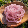 Rose Quartz Beaded Bracelet
