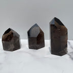 High Quality Polished Smoky Quartz Tower