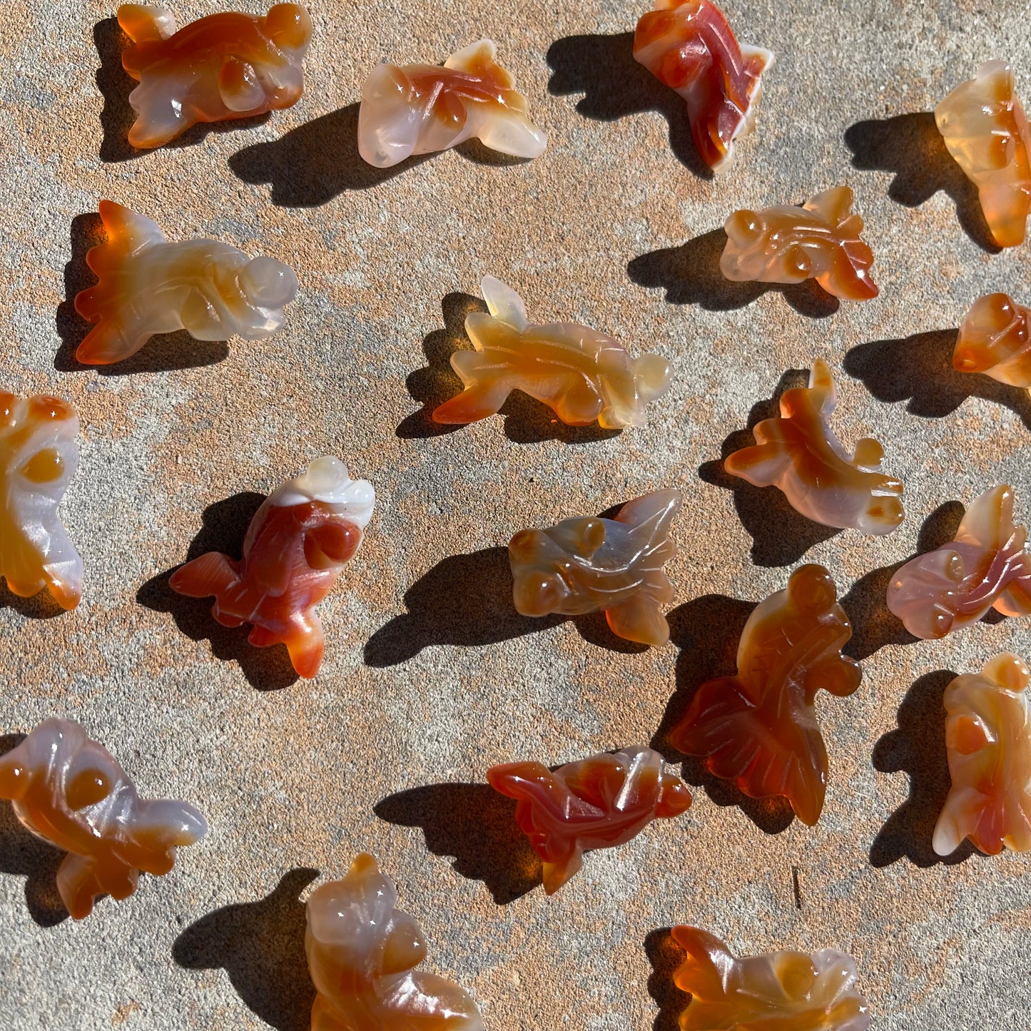 Micro Red Agate Goldfish