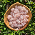 Small Tumbled Rose Quartz Crystal