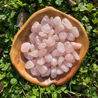 Small Tumbled Rose Quartz Crystal