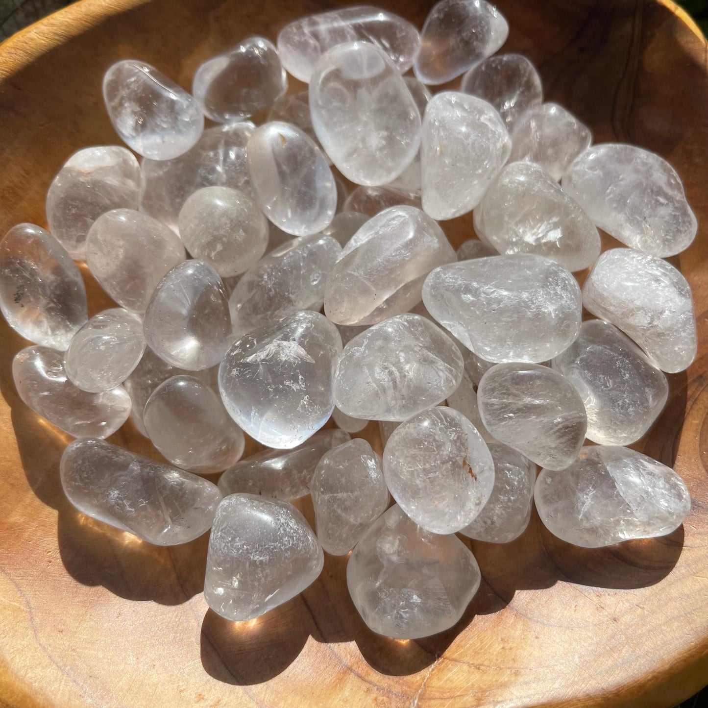 Tumbled Natural Clear Quartz Crystal