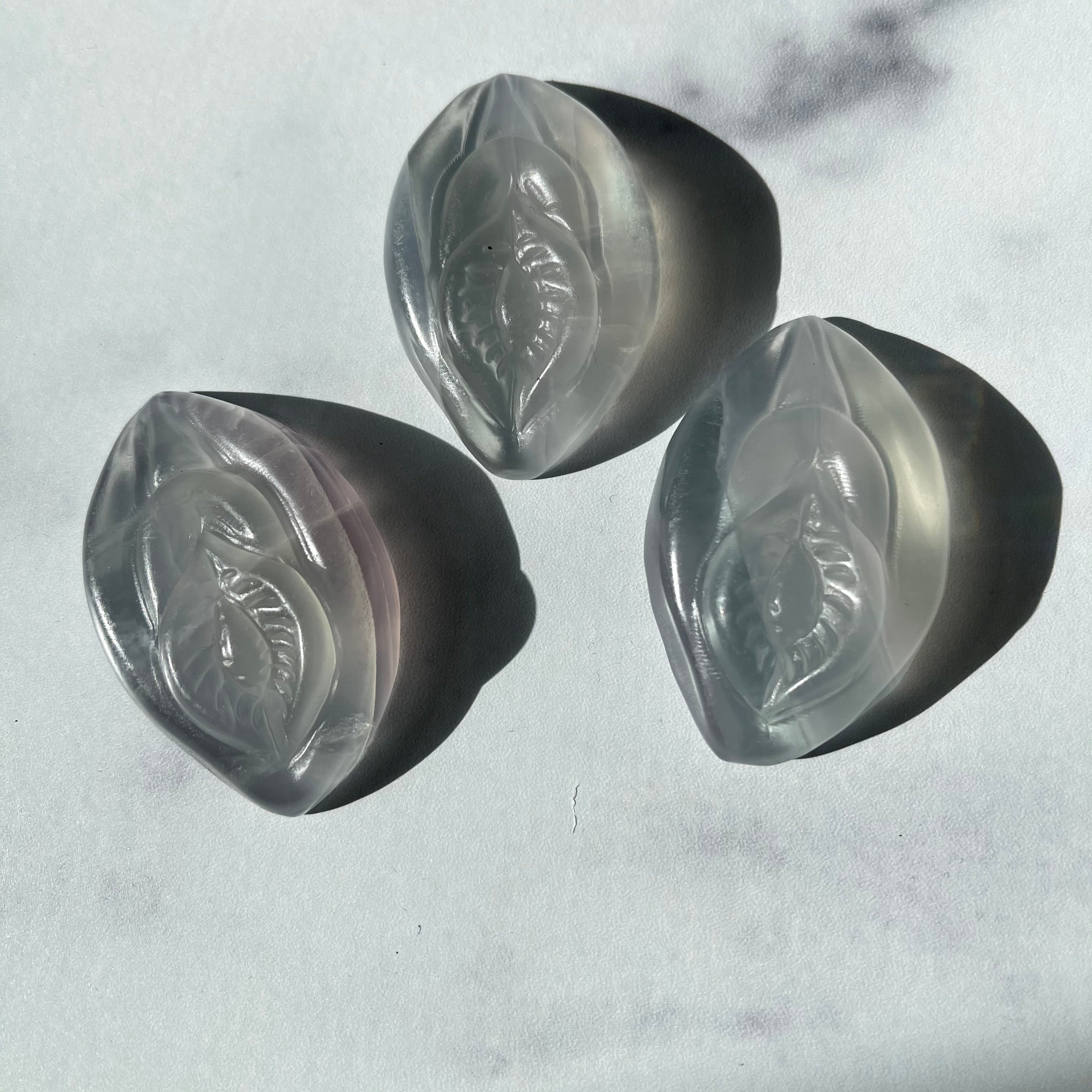 Fluorite Yoni Carving