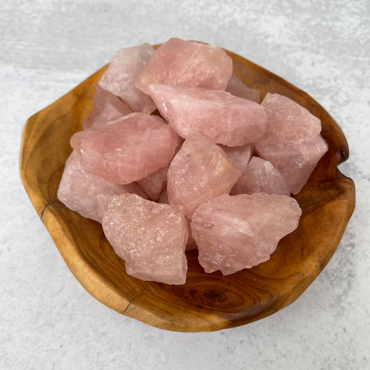 Raw Natural Rose Quartz Crystal