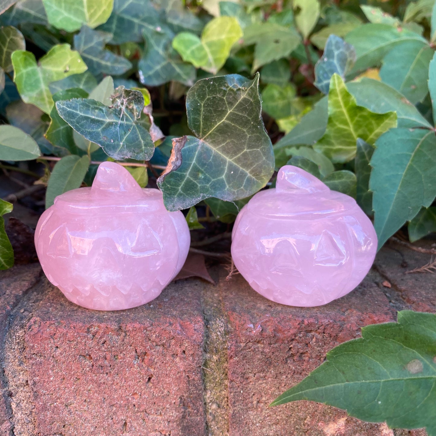 Rose Quartz Pumpkin