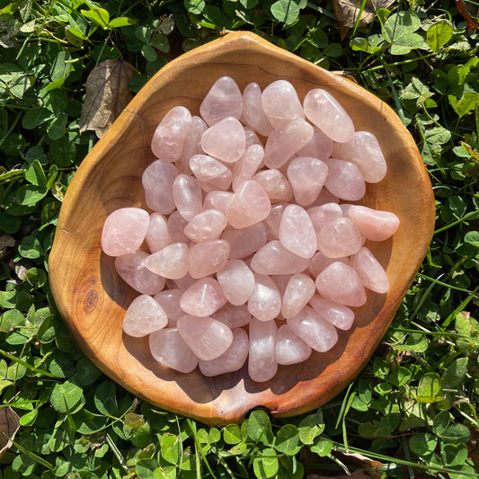 Tumbled Natural Rose Quartz Crystal