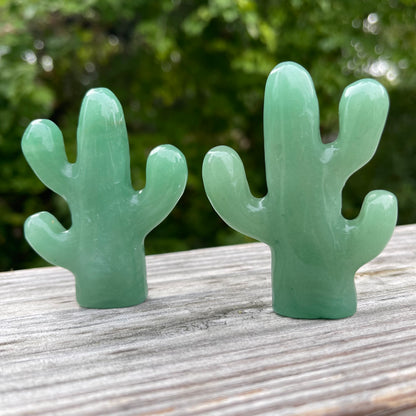 Green Aventurine Cactus
