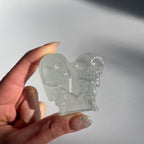 Fluorite Jack & Sally Holding Hands
