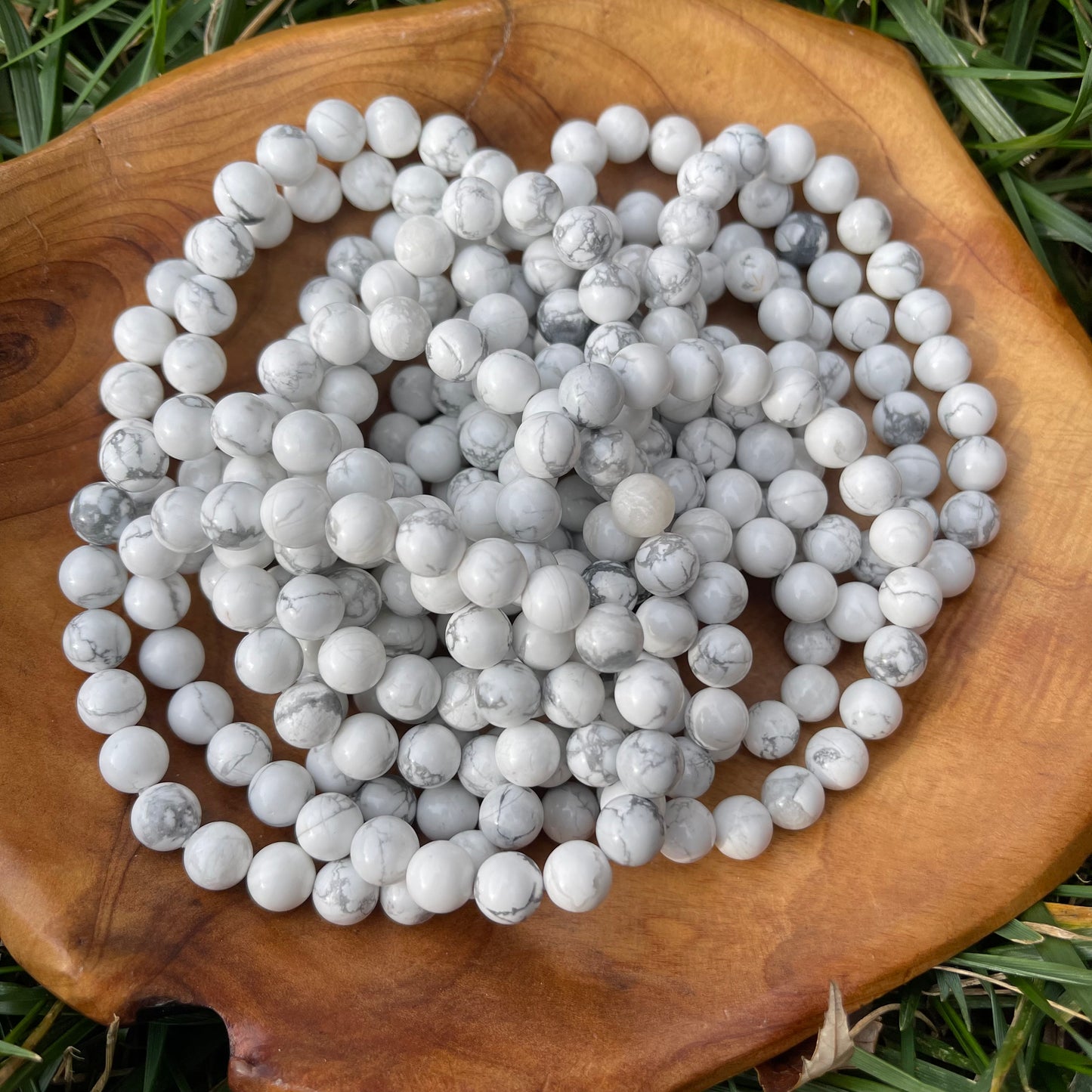 Howlite Beaded Bracelet