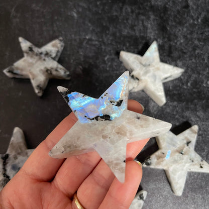 Rainbow Moonstone Star