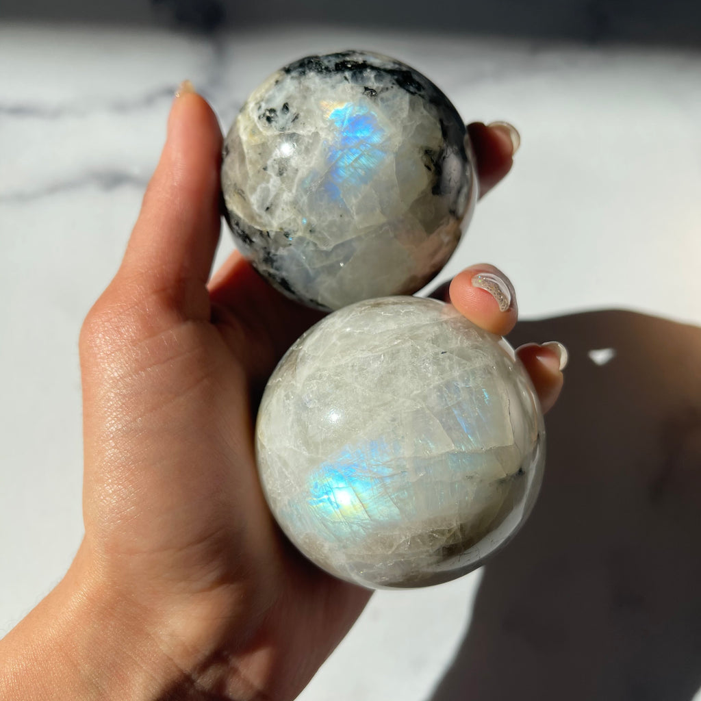 Rainbow Moonstone Sphere