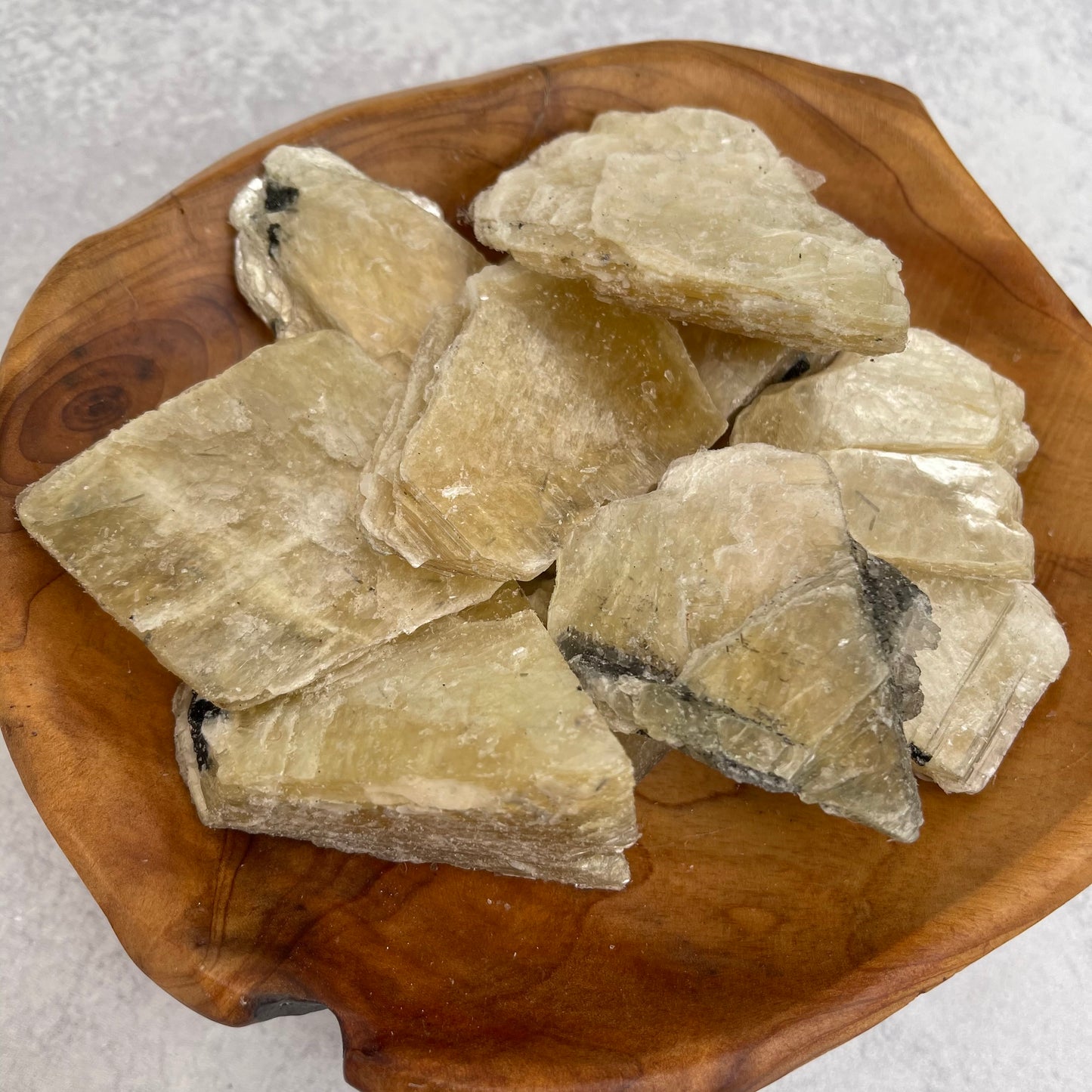 Raw Natural Muscovite Golden Mica Crystal