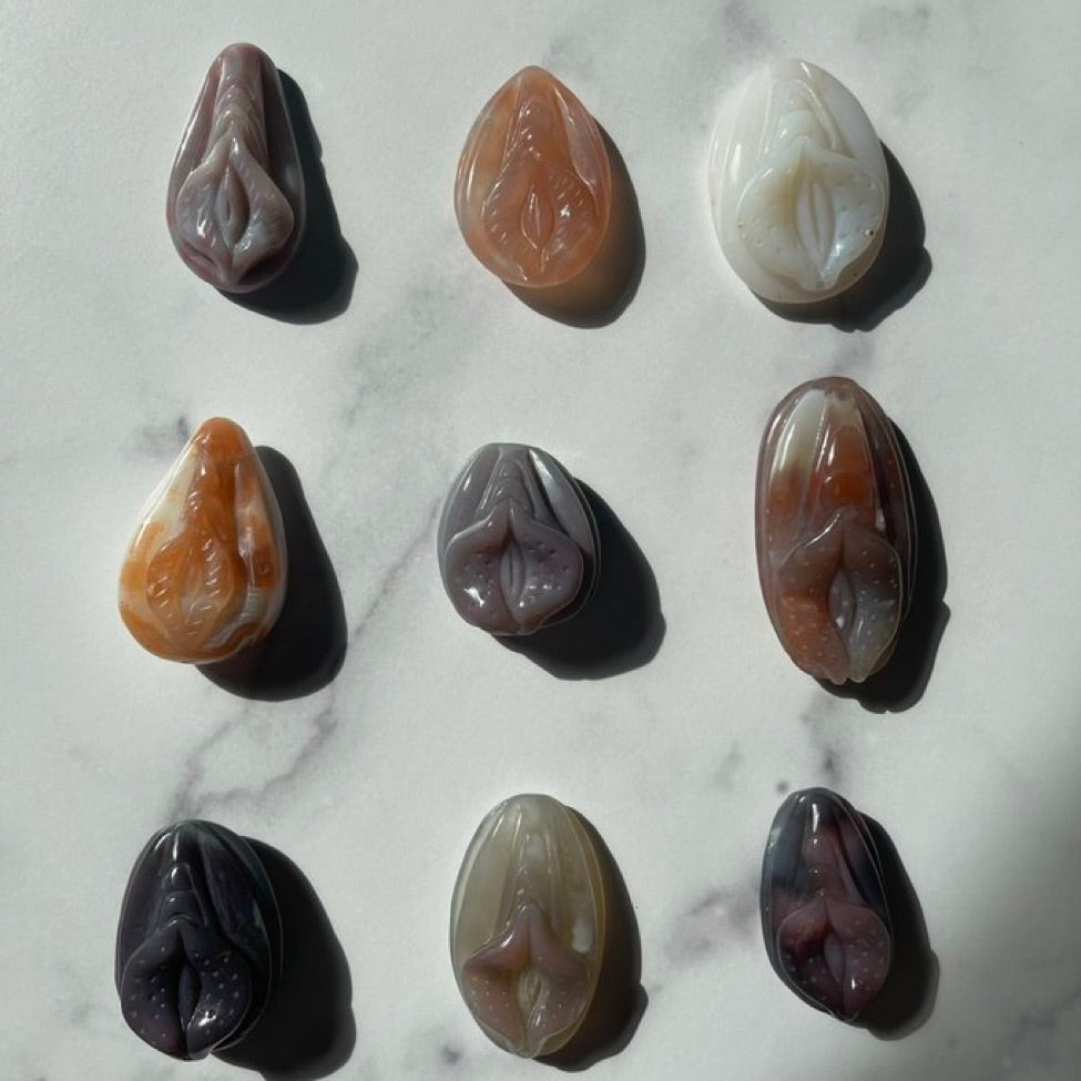 Agate Yoni (Randomly Selected)