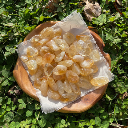 Tumbled Natural Citrine Crystal