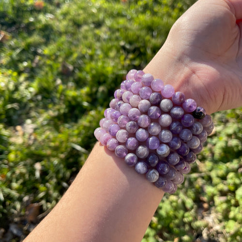 Amethyst Beaded Bracelet