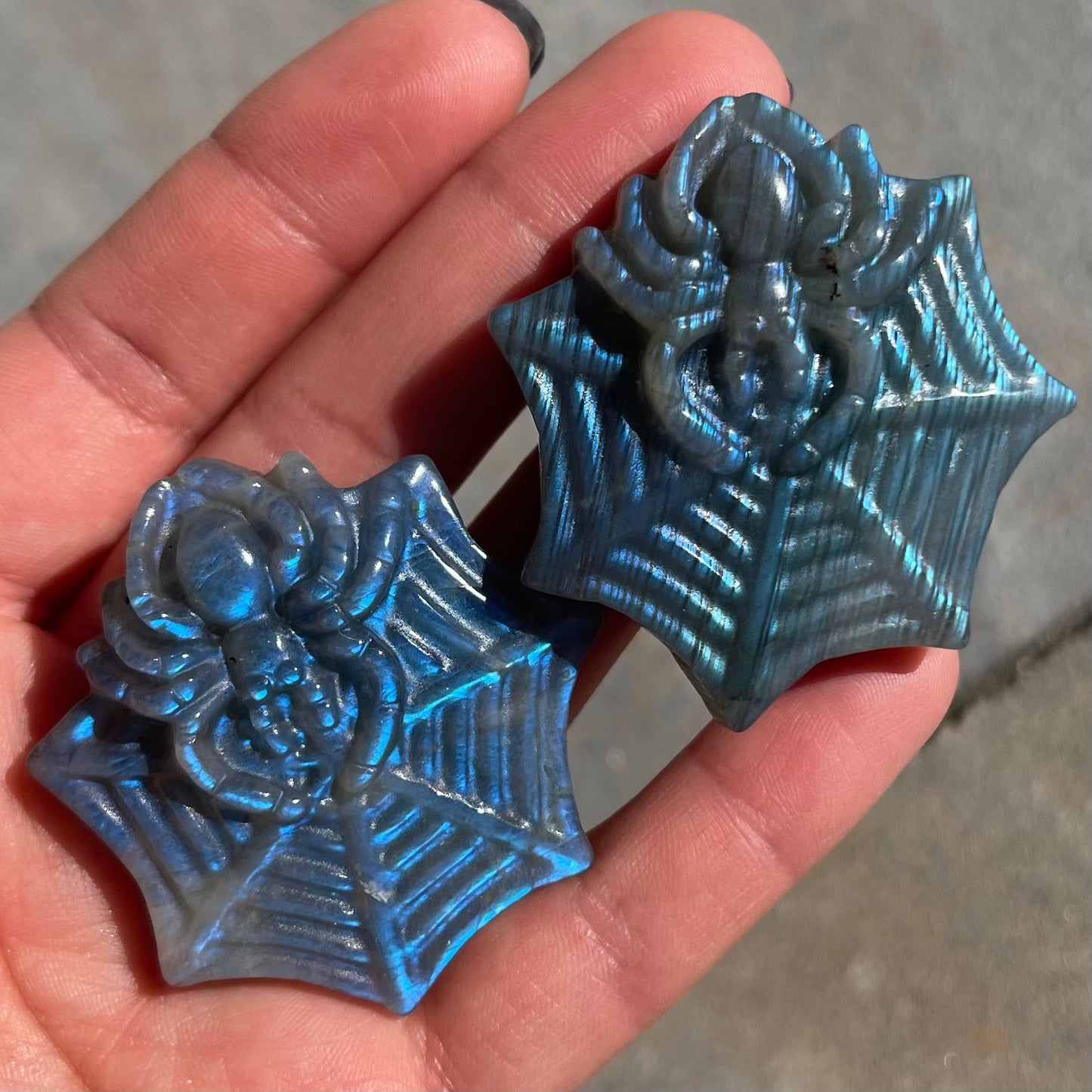 Labradorite Spider Web