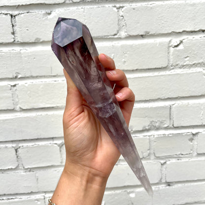 Polished Amethyst Root Wand