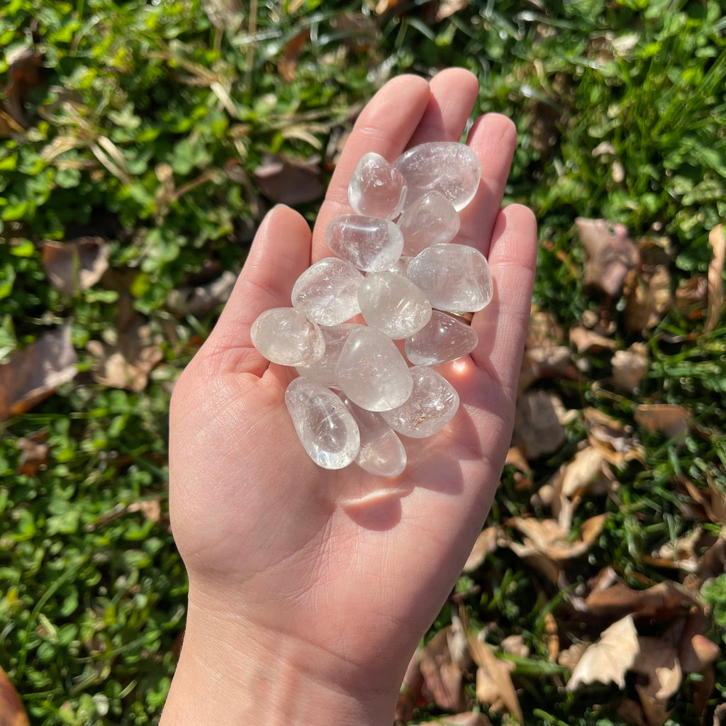 Small Tumbled Clear Quartz Crystal