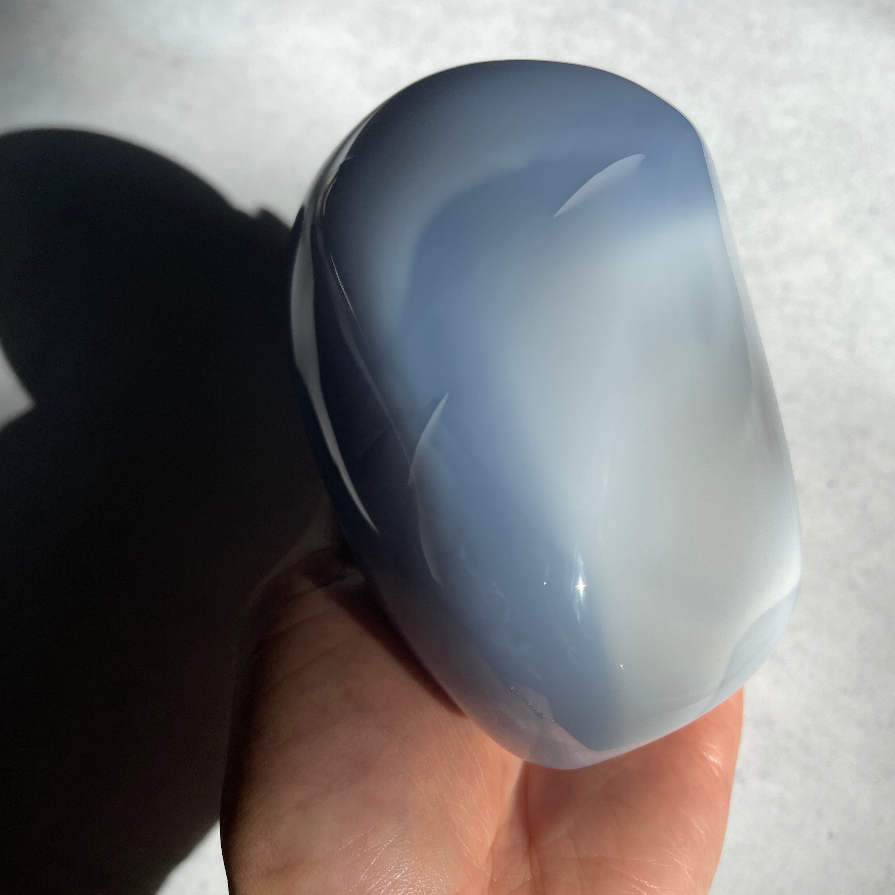 Blue chalcedony free forms