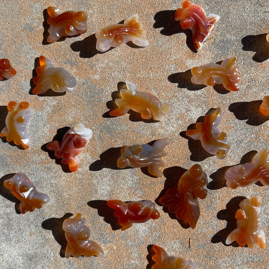 Micro Red Agate Goldfish