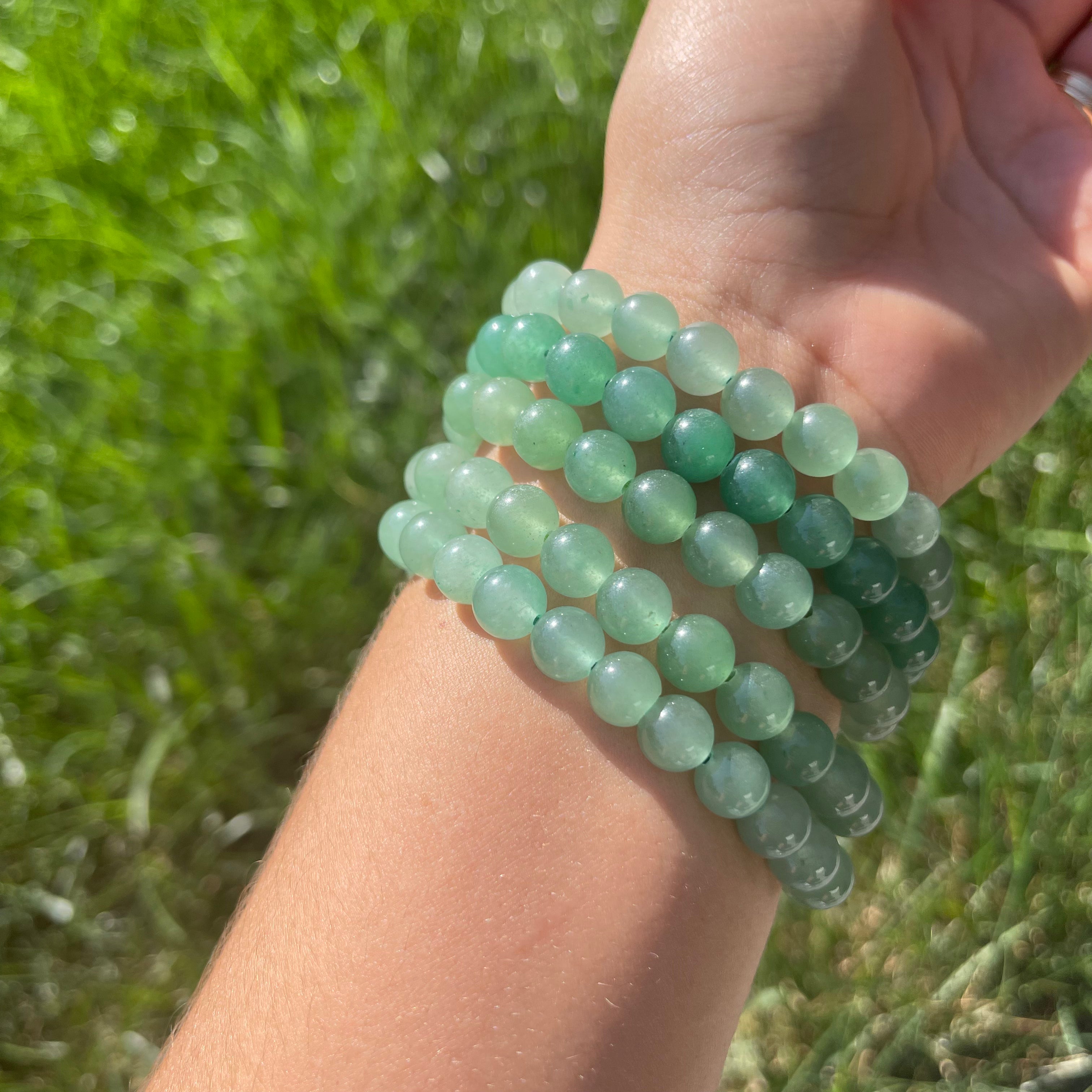 Green Aventurine Beaded Bracelet